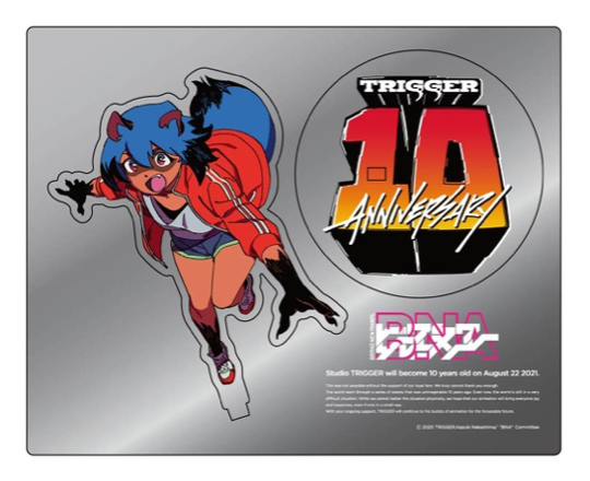 TRIGGER 10TH ANNIVERSARY ACRYLIC FIGURE <Michiru (BNA)>