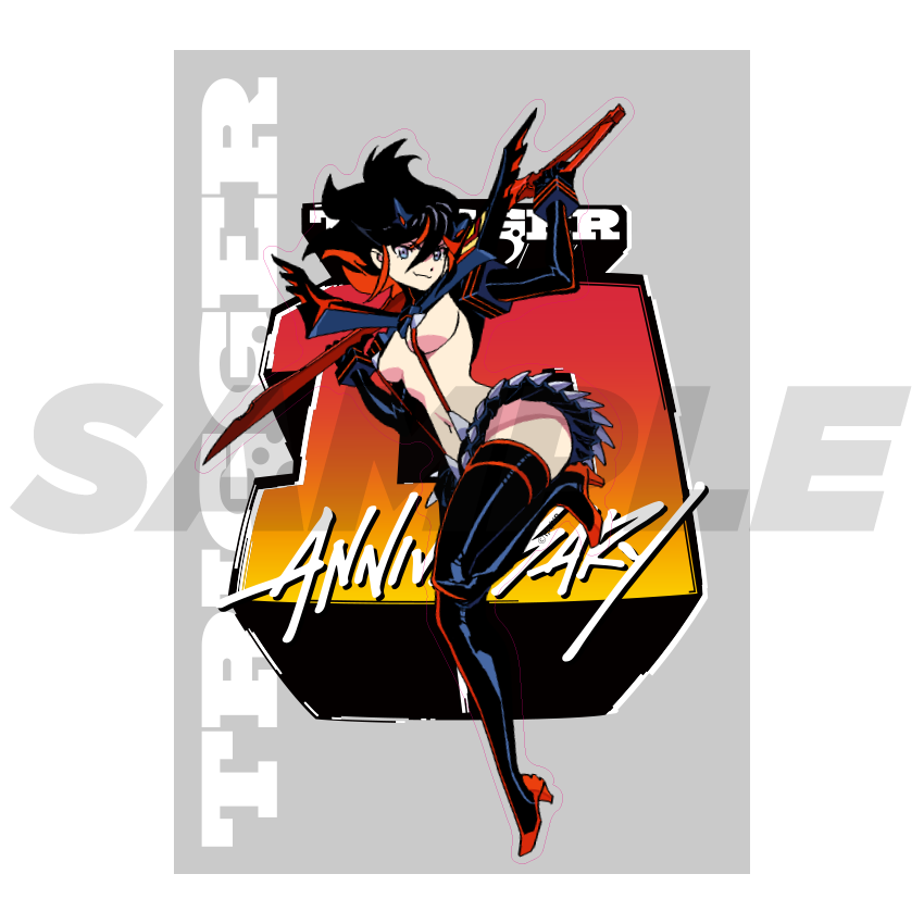 TRIGGER 10TH ANNIVERSARY【KILL la KILL】STICKER SET (2nd Edition)
