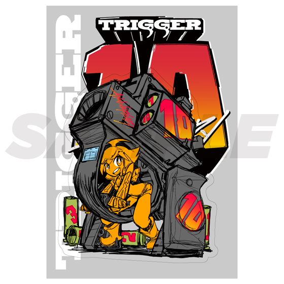 TRIGGER 10TH ANNIVERSARY【TRIGGER GIRL】STICKER SET (2nd Edition)