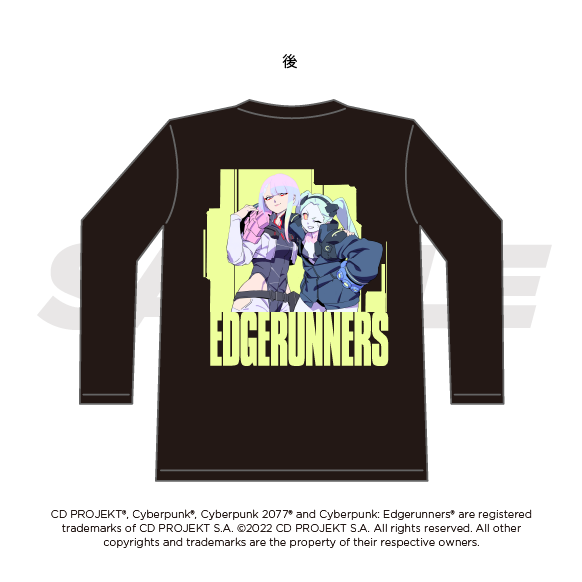 Cyberpunk: Edgerunners "Lucy＆Rebecca" 「WELCOME TO NIGHT CITY」Long sleeve