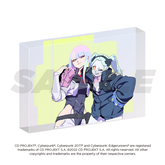 Cyberpunk: Edgerunners "Lucy＆Rebecca" Acrylic block