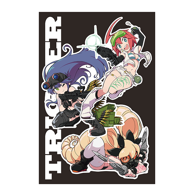 TRIGGER GIRLS STICKER SET（smartphone size）